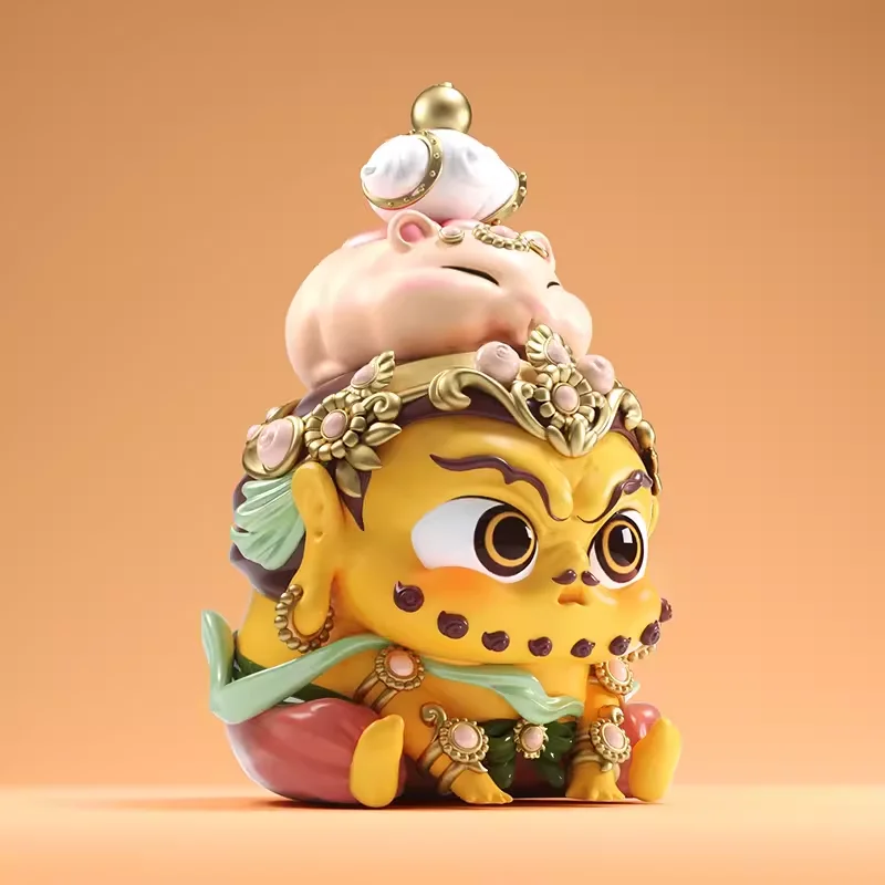 Five Blessings Root Of Wisdom Series Blind Box Mystery Box Kawaii Action Figures Mascot Ornaments Home Car Desktop Decoration