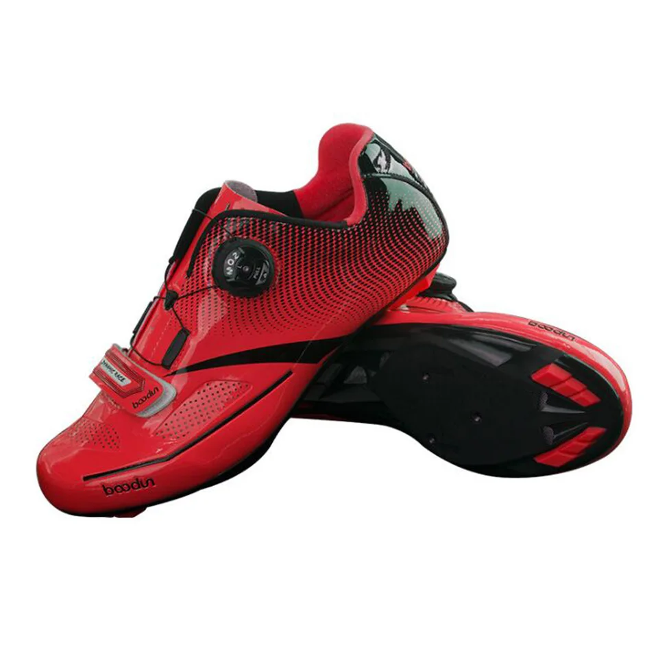 Breathable Pro Self-Locking Cycling Shoes Road Bike Bicycle Shoes Ultralight Athletic Racing Sneakers Zapatos Ciclismo Men Women