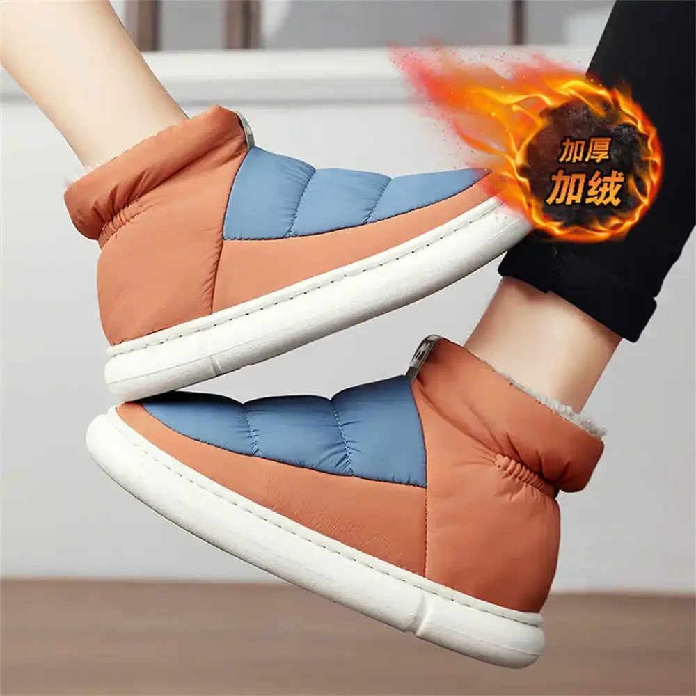 Slip On Fur Padded White Ankle Boots Man Sneakers Brand Shoes Sneakers High Top Sports Items Athletic Topanky Cute