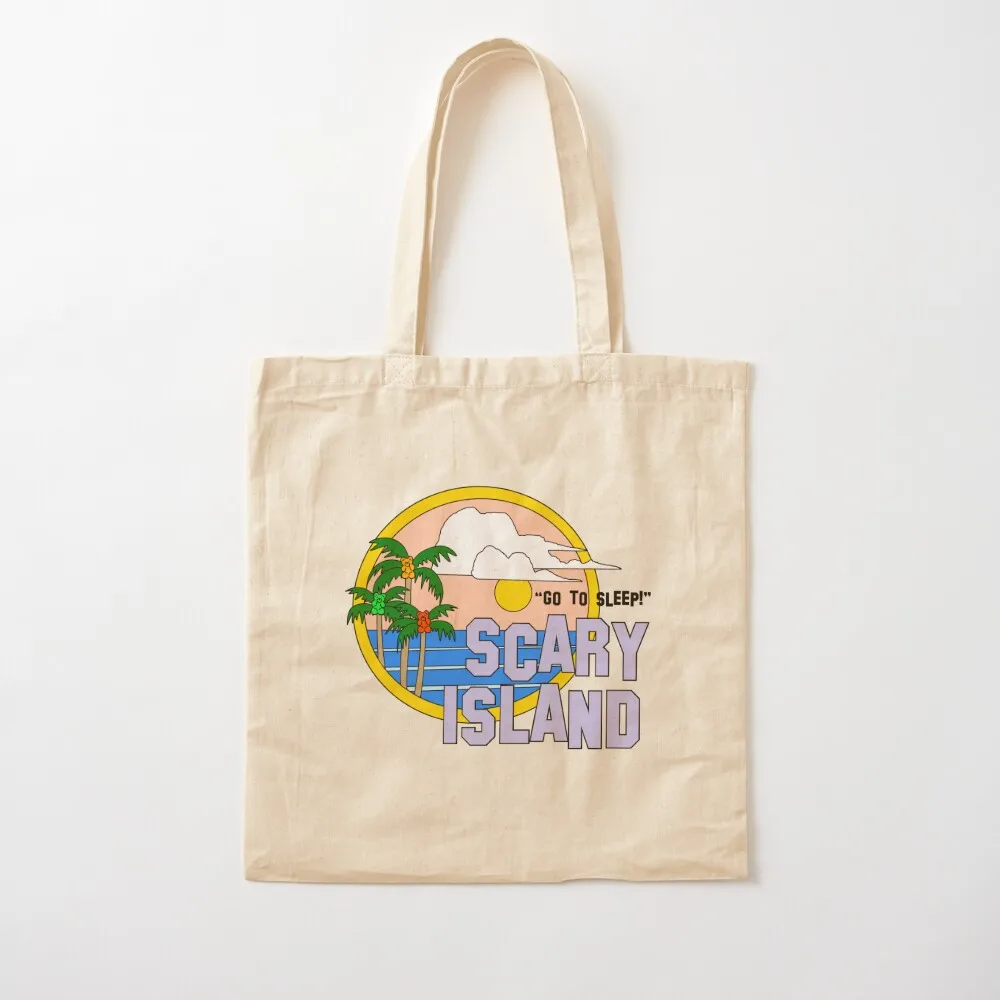 Greetings From Scary Island - The Peach Fuzz Tote Bag foldable reusable bag Custom bag tote men's