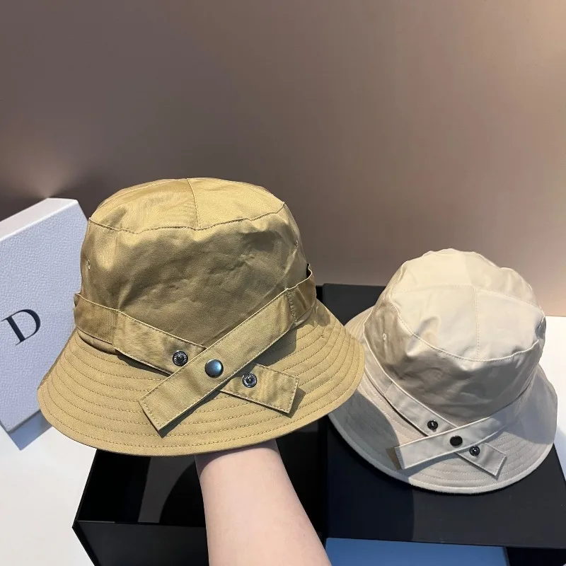 

Nylon Bucket Hat Women Double Sided Snap Button Foldable UPF50+ Sun Protection for Outdoor Travel Summer Beach Fashion Free