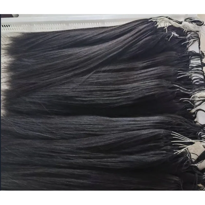 Feather hair extension, new double-line miniature seamless wig bundle, women's natural long straight