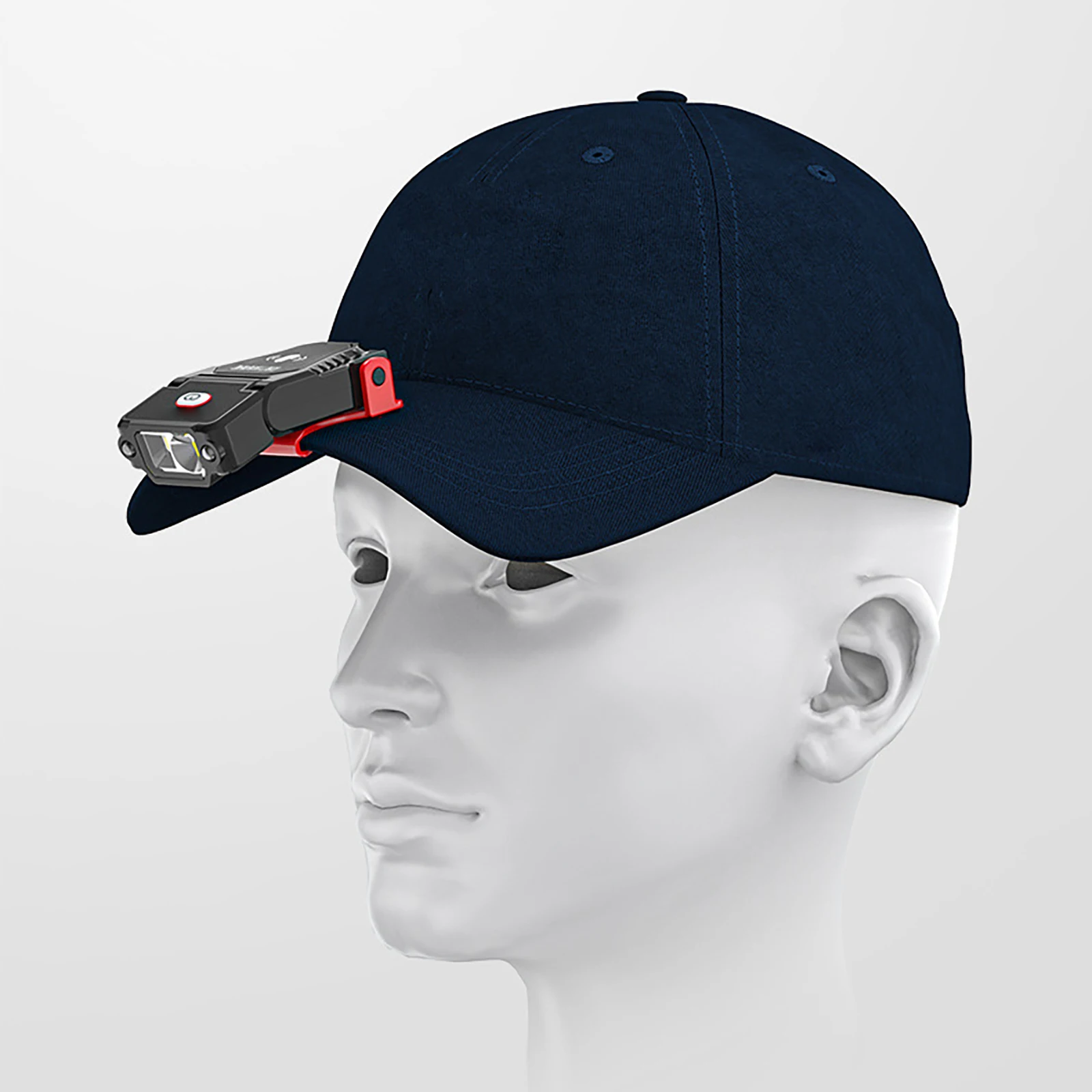 Super Bright USB Rechargeable LED Sensor Clip-On Baseball Cap Light Hat Flashlight Adjustable Angle Fishing Camping Headlamp