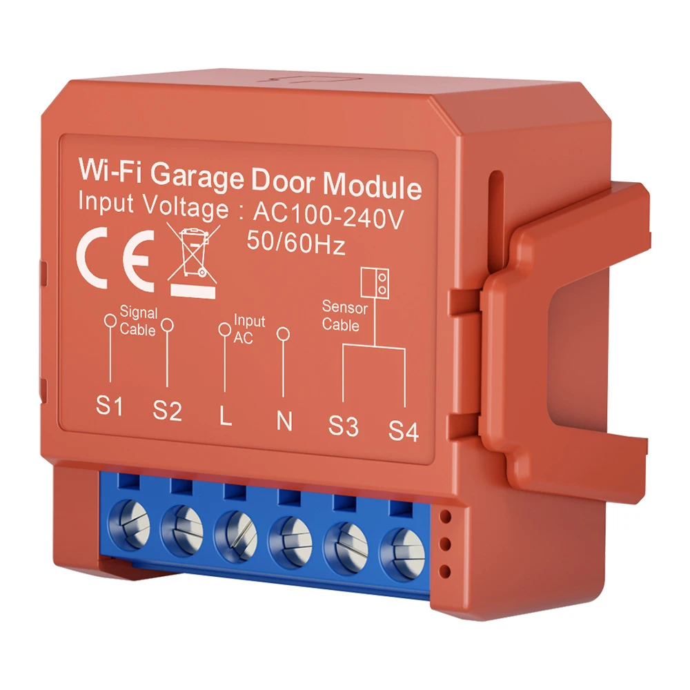 Tuya wifi receptor de porta de garagem universal relé inteligente módulo controle rf trabalho com alexa casa alice para vida inteligente