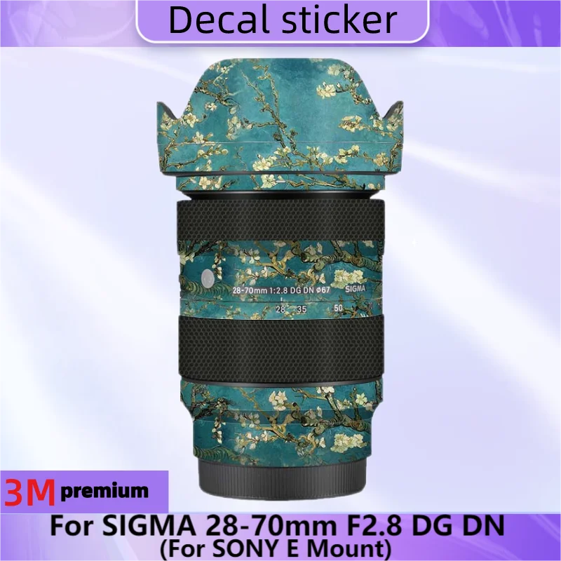 For SIGMA 28-70mm F2.8 DG DN for SONY E Mount Lens Sticker Protective Skin Decal Film Anti-Scratch Protector Coat 28-70 f/2.8