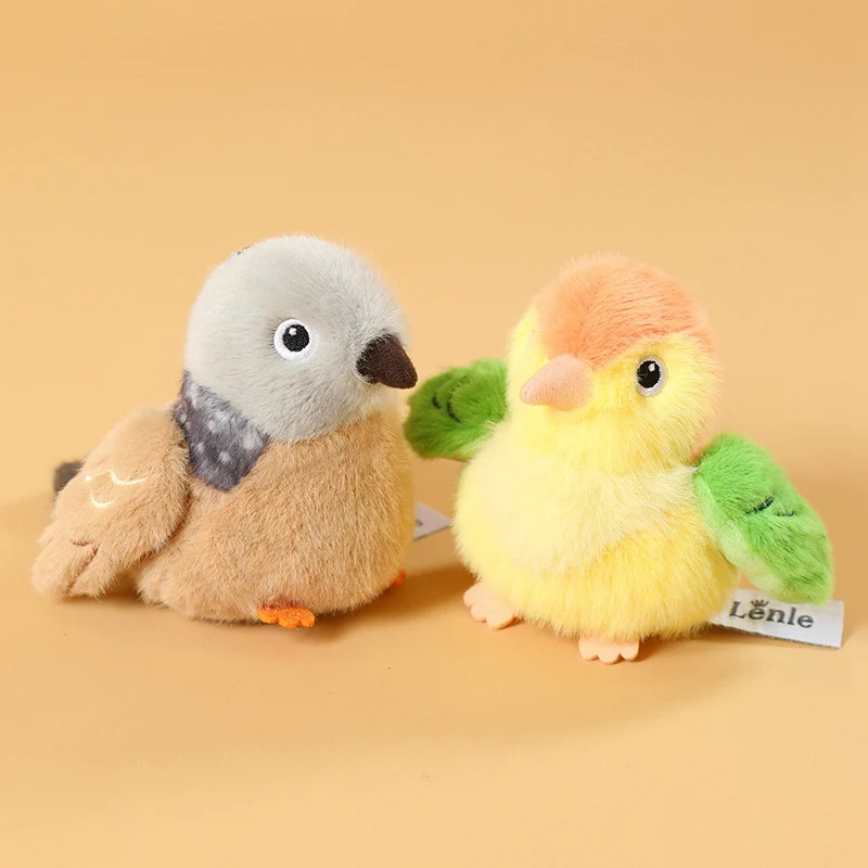 

2026 New Cute Chubby Bird Plush Toy Robin Long-tailed Tit Swallow Plushies Soft Doll Kawaii Gift For Girl Boy