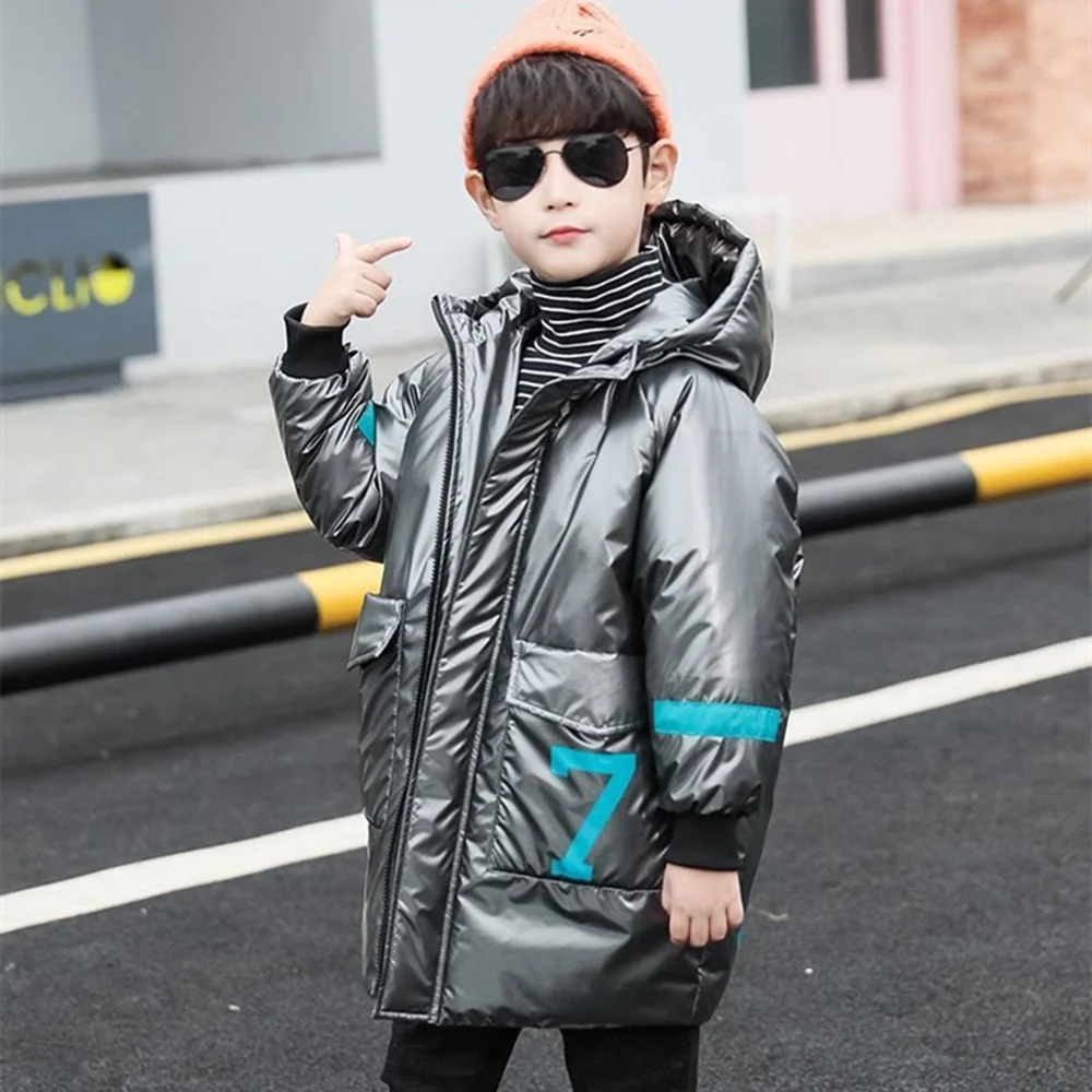 

-30 degrees new boys winter clothes children clothing warm down cotton jacket Hooded coat thicken outerwear kids parka overcoat