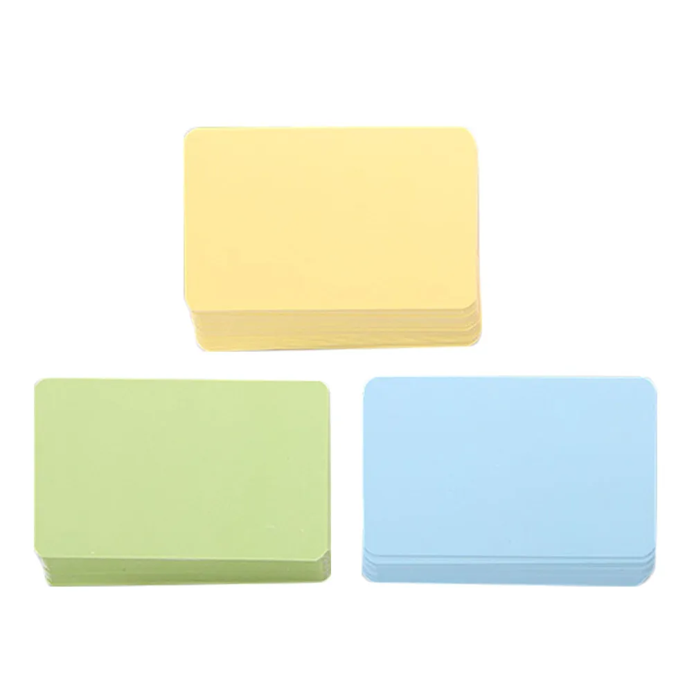 300Pcs Blank Flat Index Cards Versatile Paper Message Cards for English Learning Flashcards Business Notes Wedding Crafts Study