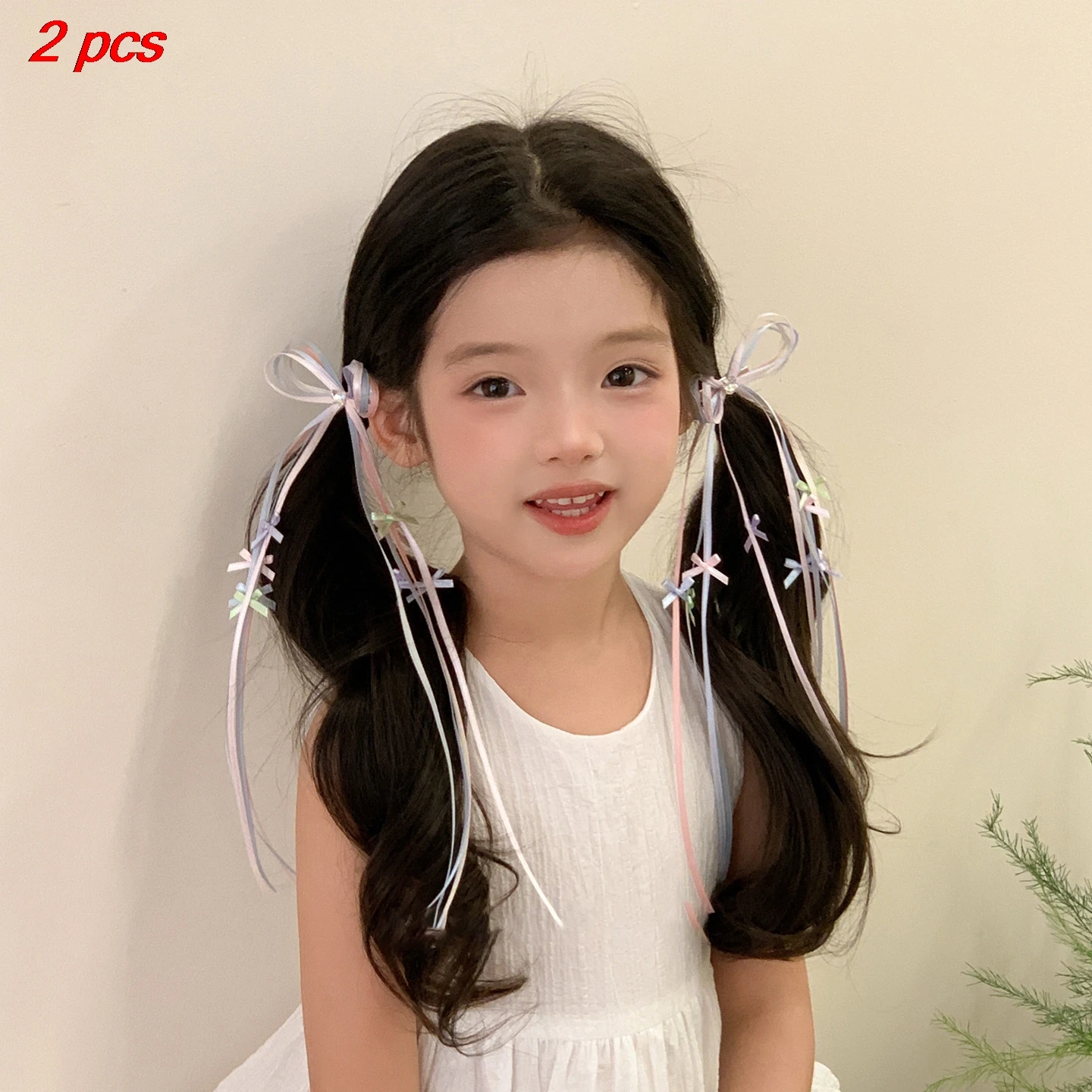 2-teiliges Damen-Haarspangen-Set, koreanischer Bogen, Dopaminband, süße Kawaii, vielseitige Haarnadeln, hochwertiger Haarschmuck für Mädchen
