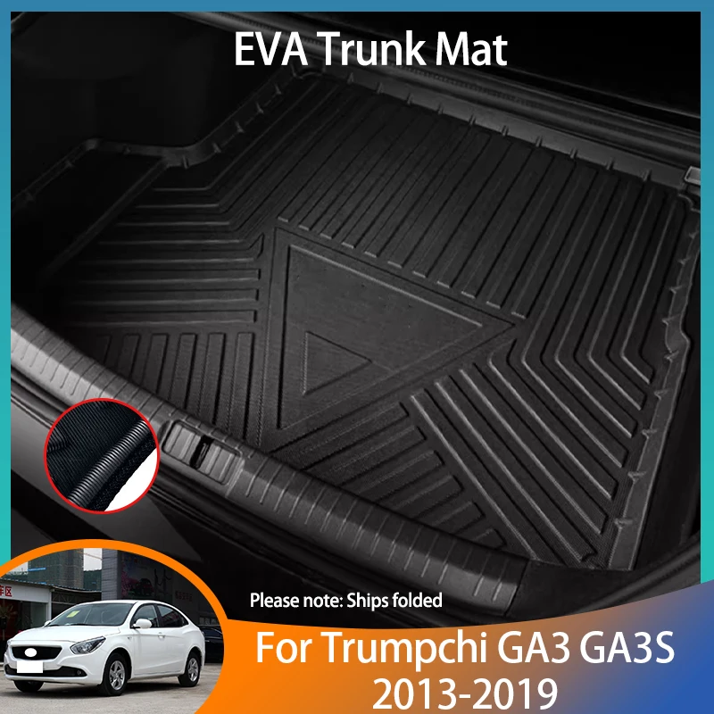 

Коврики для багажника Trumpchi GA3 GA3S 2013 ~ 2019, аксессуары, коврики для багажника, поднос для груза, водонепроницаемые защитные коврики для автомобиля, нескользящий коврик