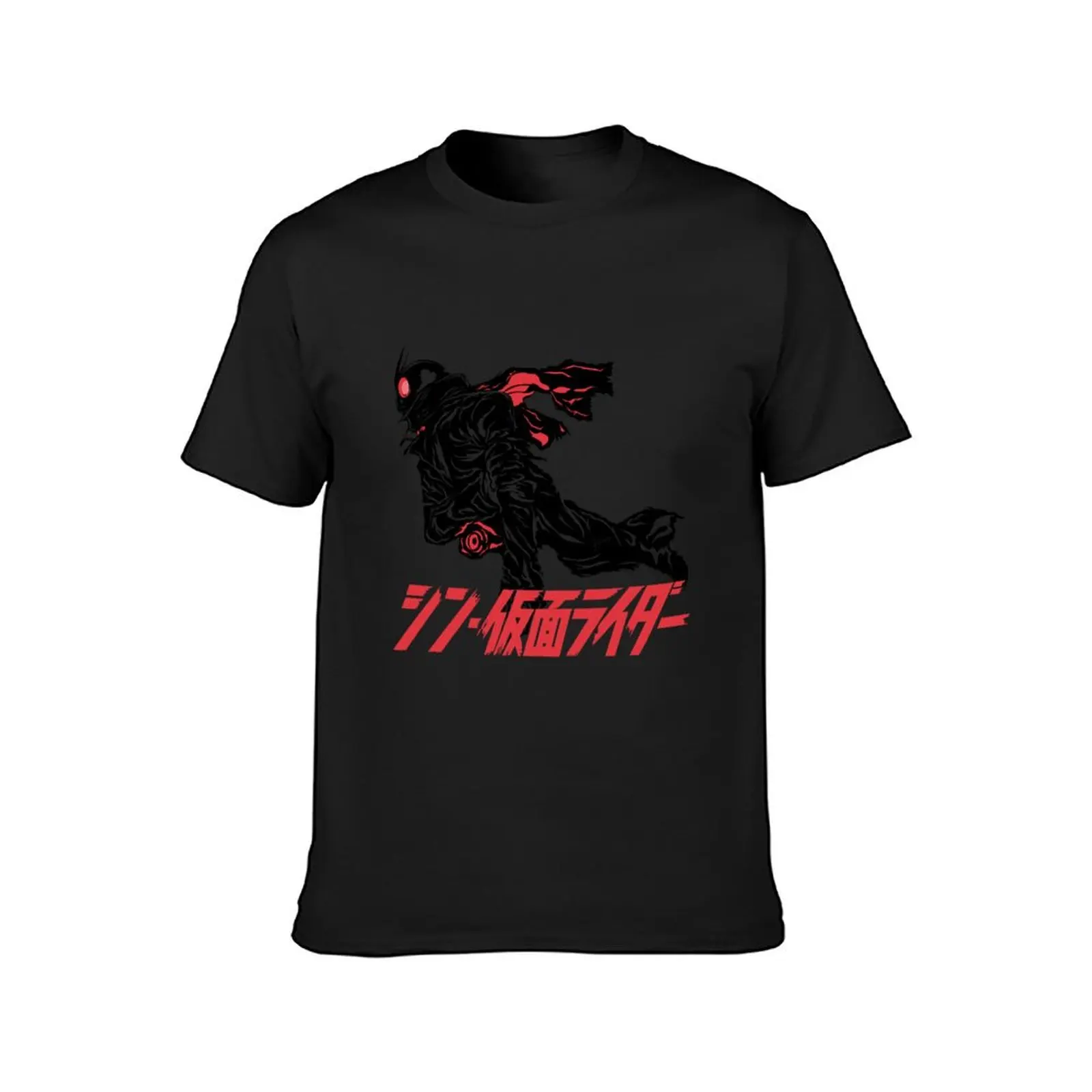 Shin Kamen Rider T-Shirt vintage sports fans black t-shirts for men