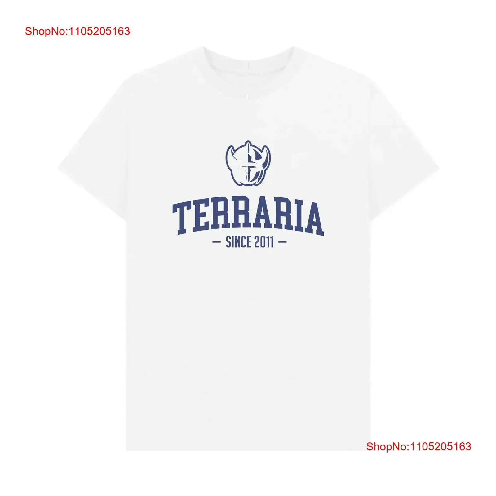 PREMIUM OFFICIAL Terraria Blue T Shirt vintage Washed Versatile Breathable Comfortable Stylish Slightly streetwear homme Unisex
