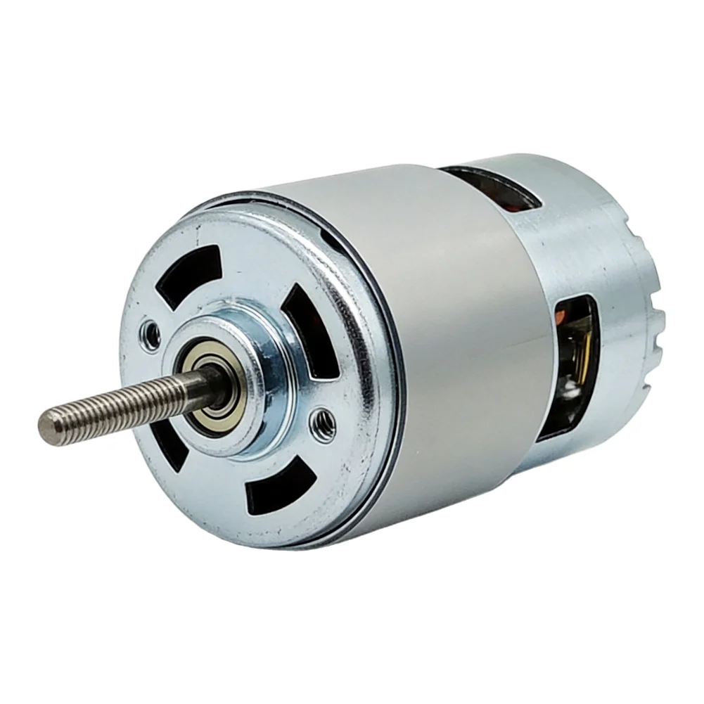 775 DC-Motor für LS-775ZF, 12V 18V 17000RPM Hochdrehmoment-Ersatz für 21V Lithium-Rasenmäher, kompakter Metallrotor
