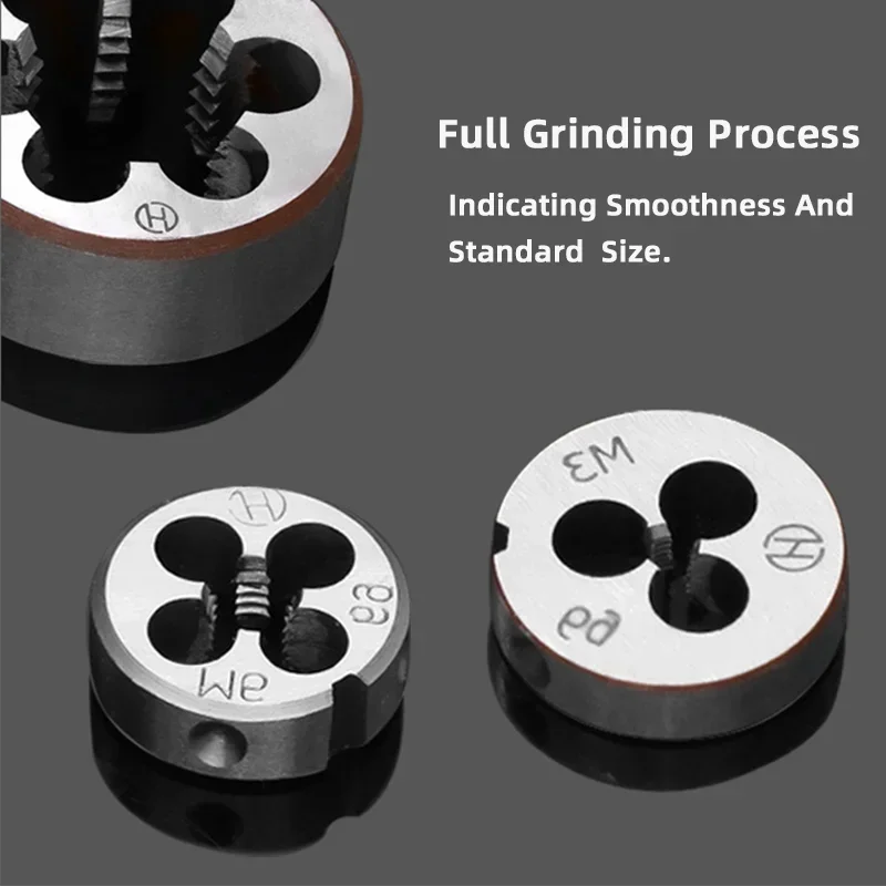 ExactBit Right Hand Thread Die 1pcsM1 M2 M3 M4 M5 M6 M7 M8 M9 M10 M11 M12 M13 M14 M15 M16 Metal Thread Tool Metric Thread Die