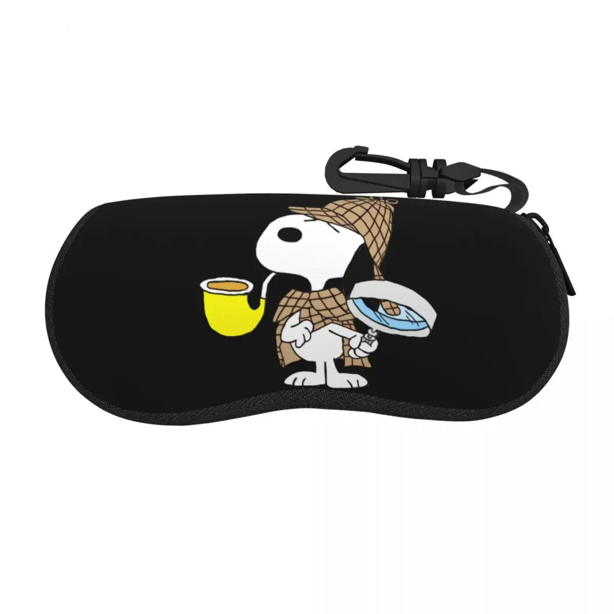 Custom Snoopys Smoking Shell Eyeglasses Protector Cases Cool Sunglass Case Glasses Bag