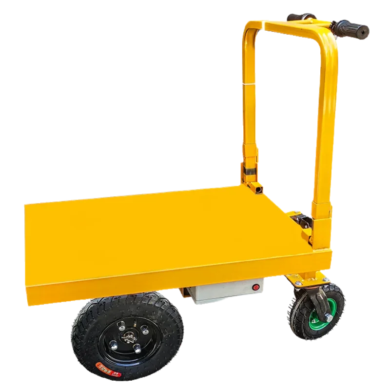 Tqh Electric Four-Wheel Trolley Truck Truck King Pedal Cart