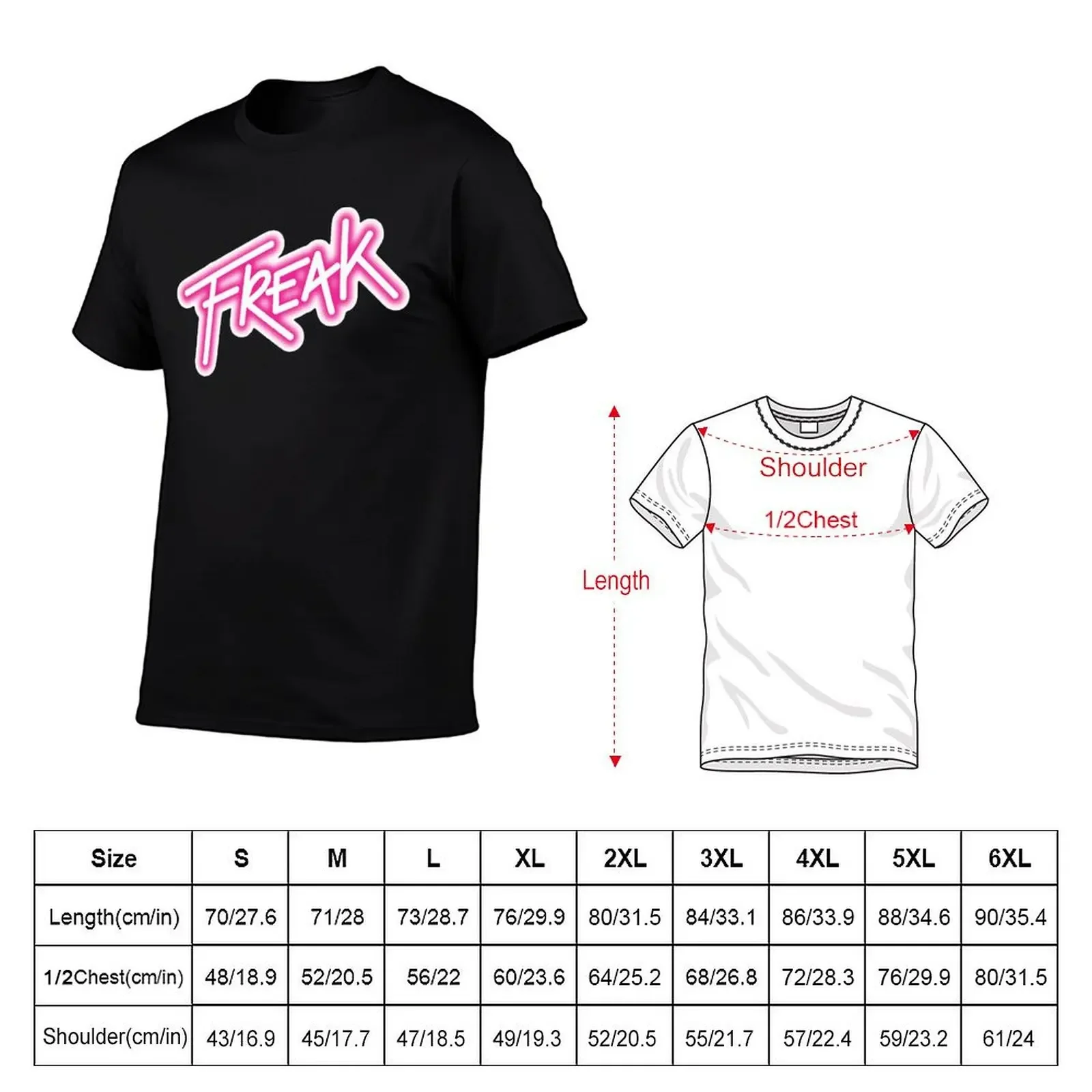 Freak T-Shirt anime figures blue archive anime t shirts Men's t shirts