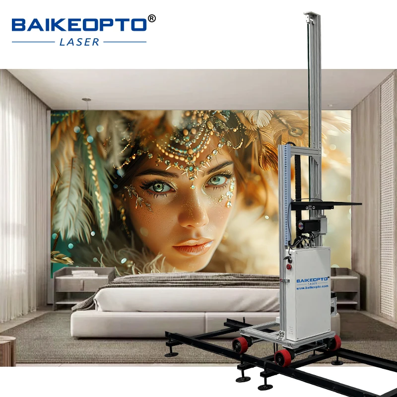 

Factory Sale New Design 3D UV Wall Inkjet Printer Machine Direct to Wall Printing Machine BK-UP1400L