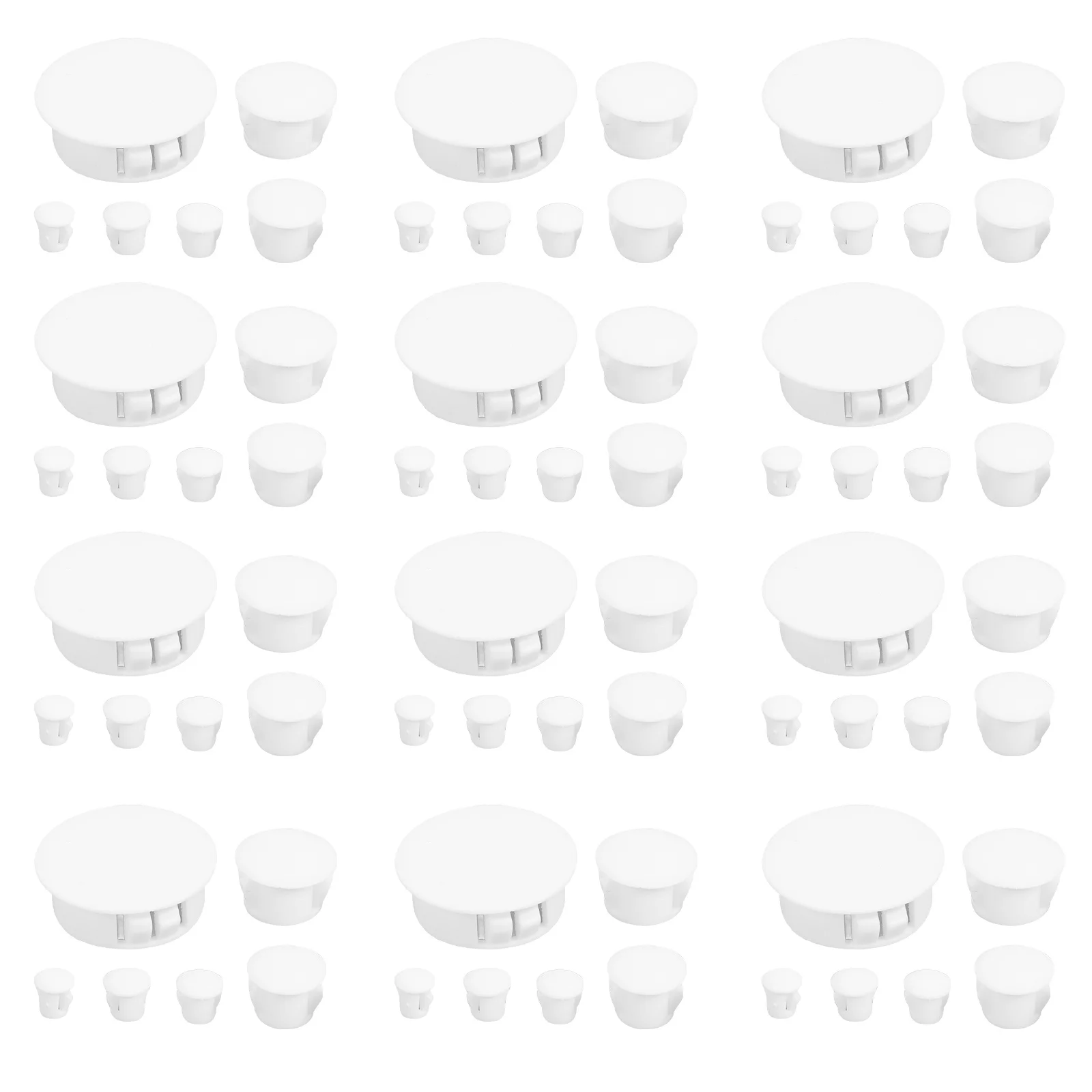 

1 set Decorative Furniture Hole Plug Cabinet Wall Cap 10Mm Snap-In Concealment Cover Wood Cabinet Cupboard Hole Sealing