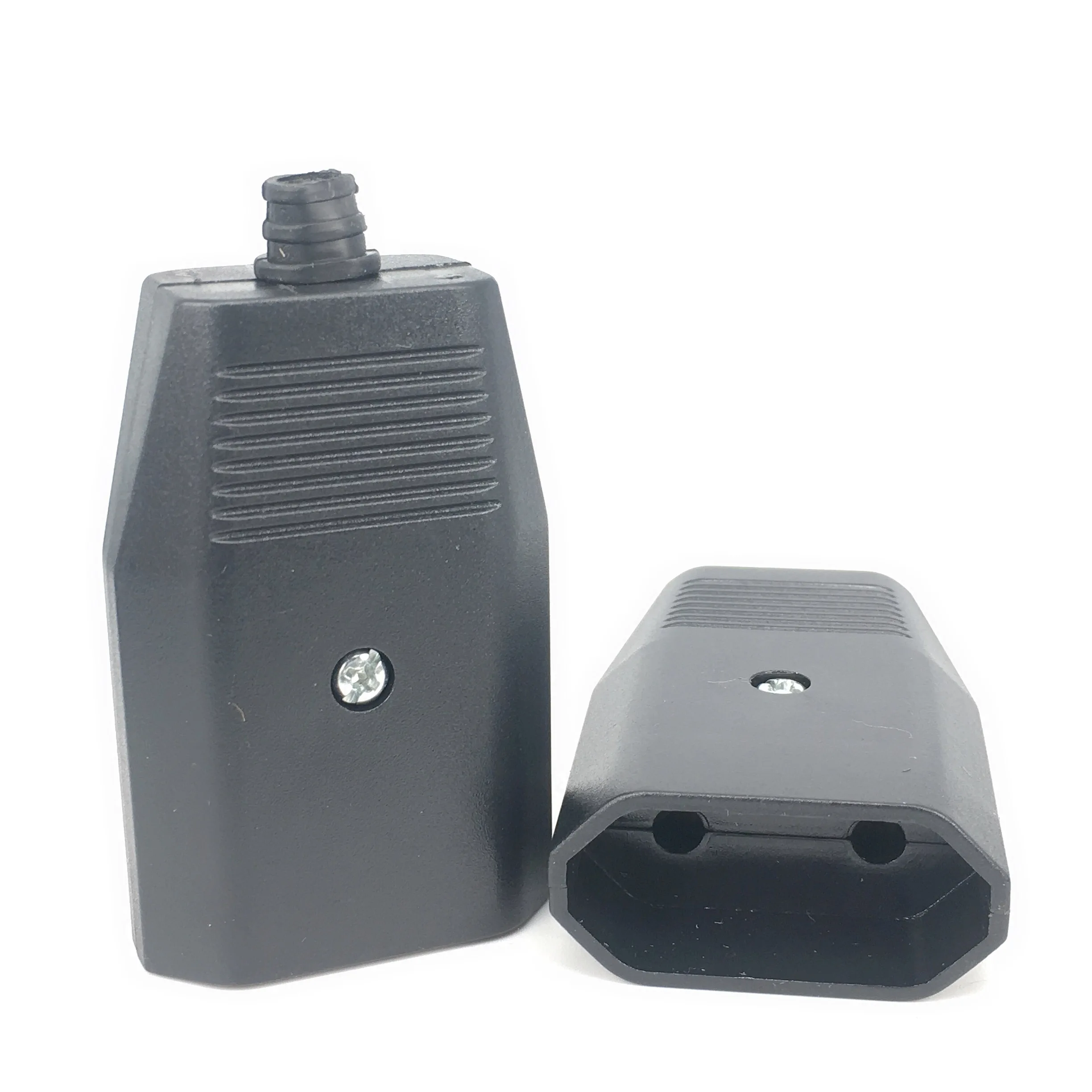 1PC White Assembly EU female Detachable plug adapter European EU mother hole industrial machine avoid welding power cord socket