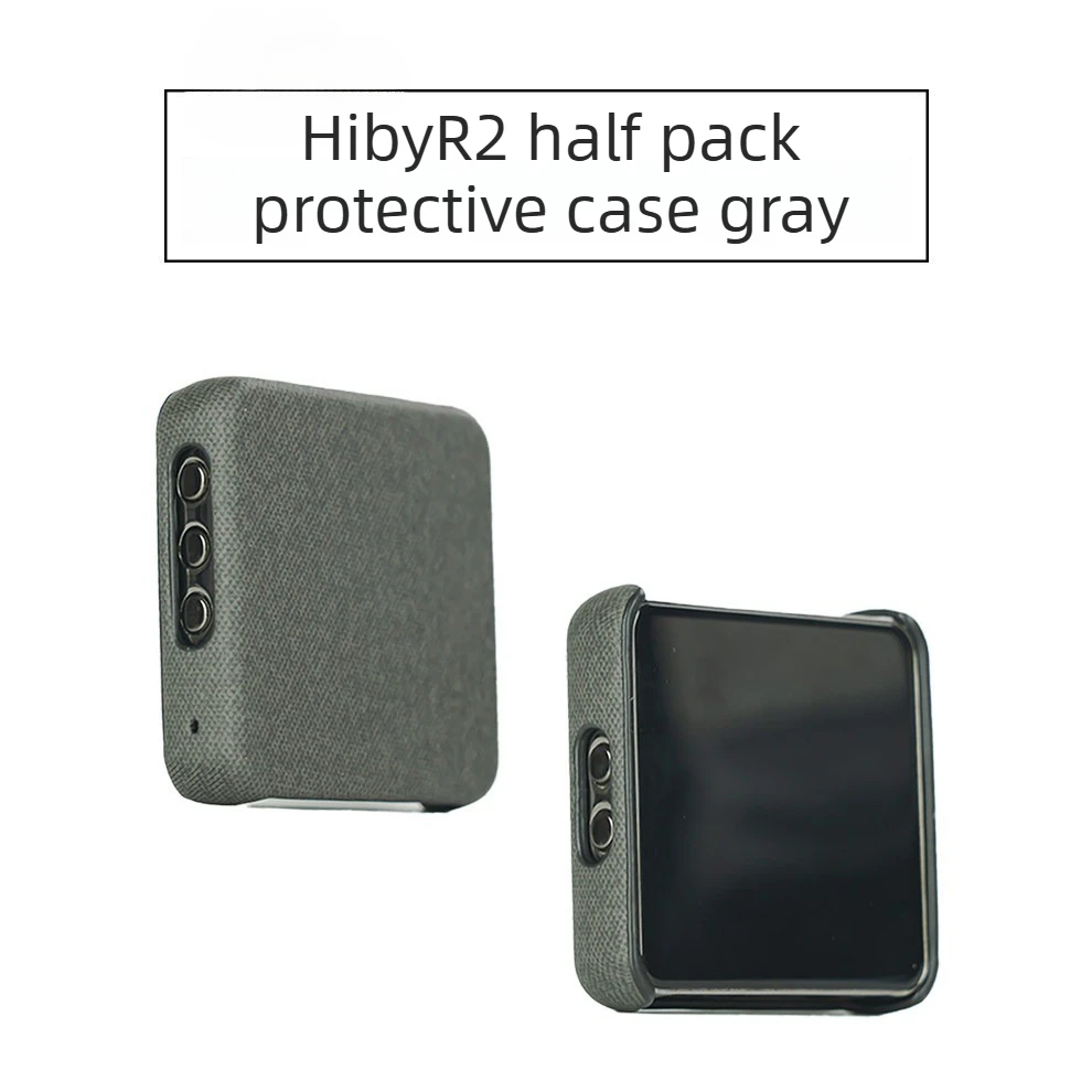 HiBy R Series MP3 Music Player Protective Cover Clear TPU Soft Shell/Leather Cover for R1 R2 R3II R3ProII 2025 Version
