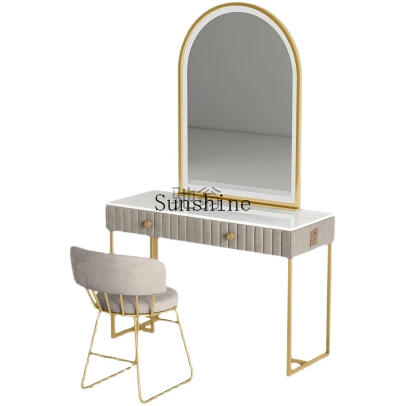 

Photo studio special dressing table with lamp wedding photography makeup shop marble