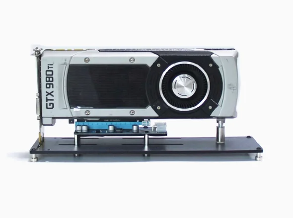 بطاقة الرسومات قوس عمودي الناهض PCI Express الدعامة جبل حامل حامل لحالة الكمبيوتر 3 فتحة GPU الرف 3090 4090 #3