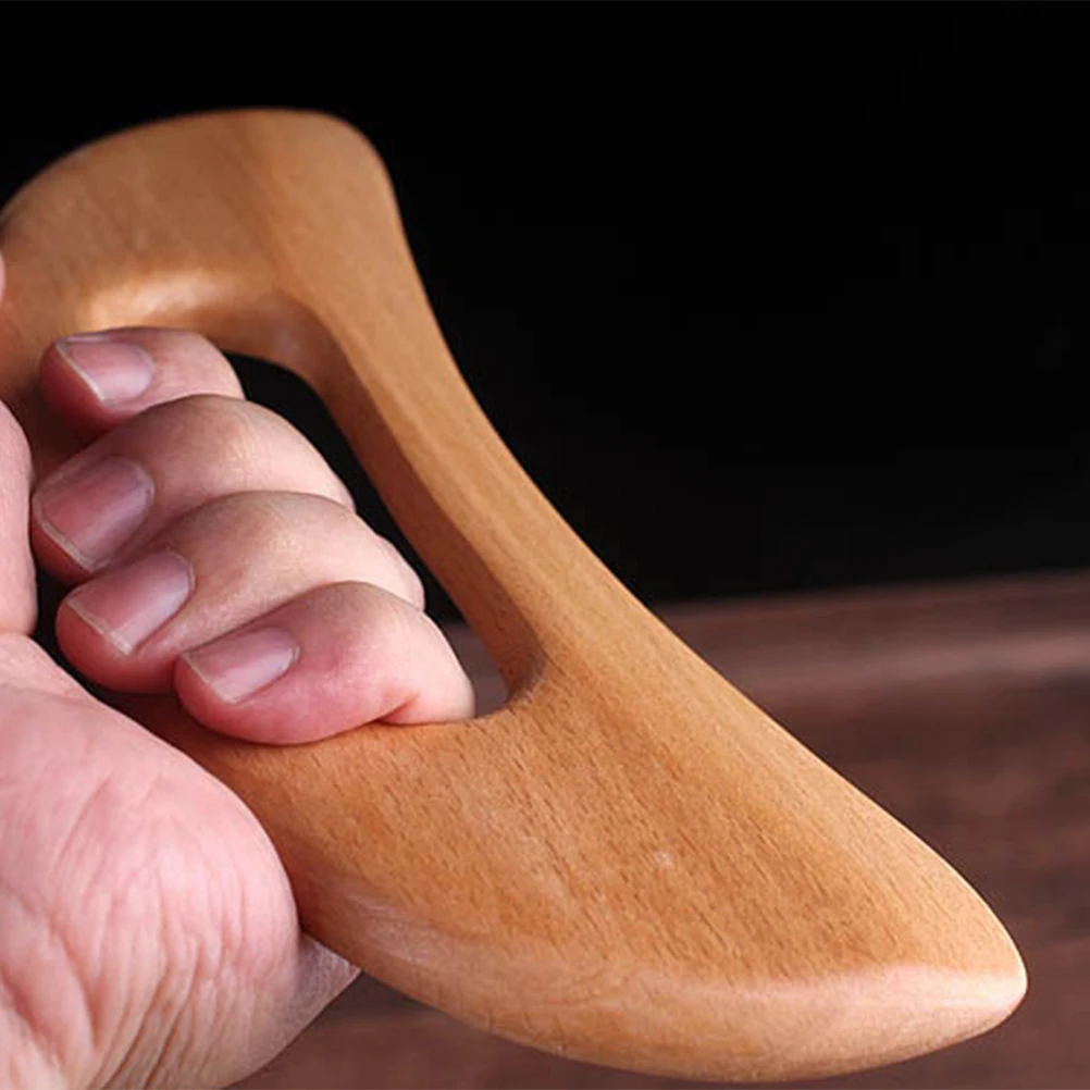 

Natural Beech Roller Ergonomic Design Durable Scraping Massager For Body Beech Massager Plates Travel