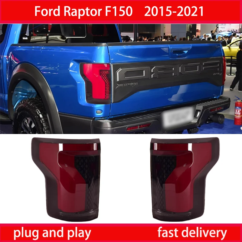 

Светодиодный задний фонарь для Ford F-150 F150 для Raptor 2015 2016-2020-2021, задний тормозной указатель поворота, водонепроницаемые автомобильные аксессуары