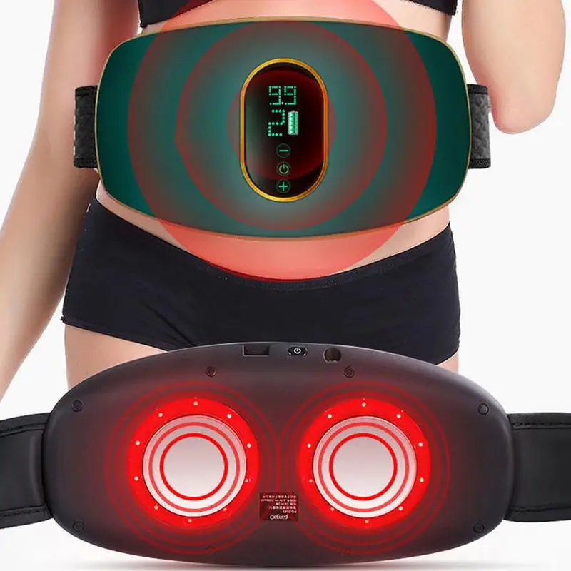 Abdominal Trainer Belt Vibrating Waist Workout Massage Belts Multifunction Muscle Relaxer For Abdomen Buttocks Legs Back