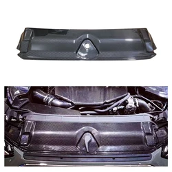 3K Twill Carbon Weave in Glossy Finish Carbon Fiber Water Tank Cover Plate Engine Cover For AUDI A4 A5 B9 2.0T
