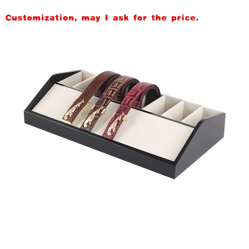 custom.Custom Belt Display Stand Commercial Retail Display 8pcs Belt Organizer Display