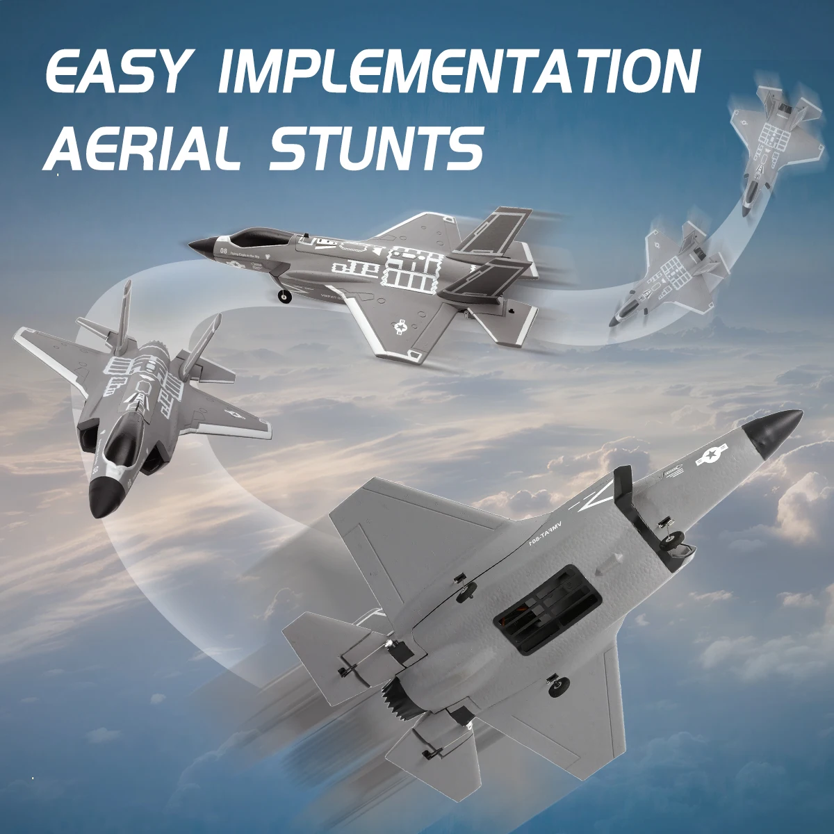 FX9635 RC Airplane F35 Fighter - Rc Glider Foam Wing 评论和价格