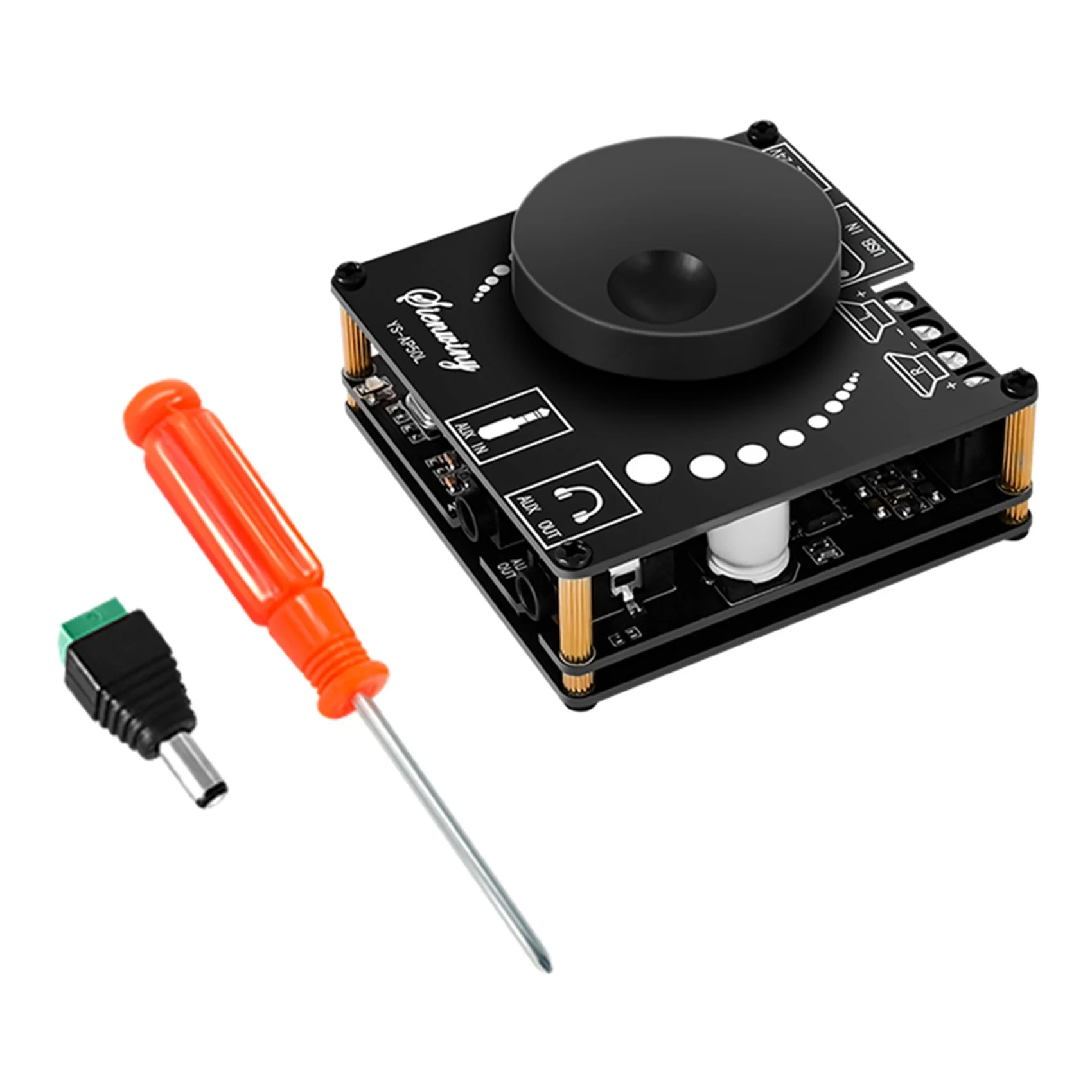 POP-lYS-AP50L บลูทูธดิจิตอลเครื่องขยายเสียง Mini รุ่น 50W + 50W HIFI High-Power BT5.1 สองช่องสเตอริโอลําโพง