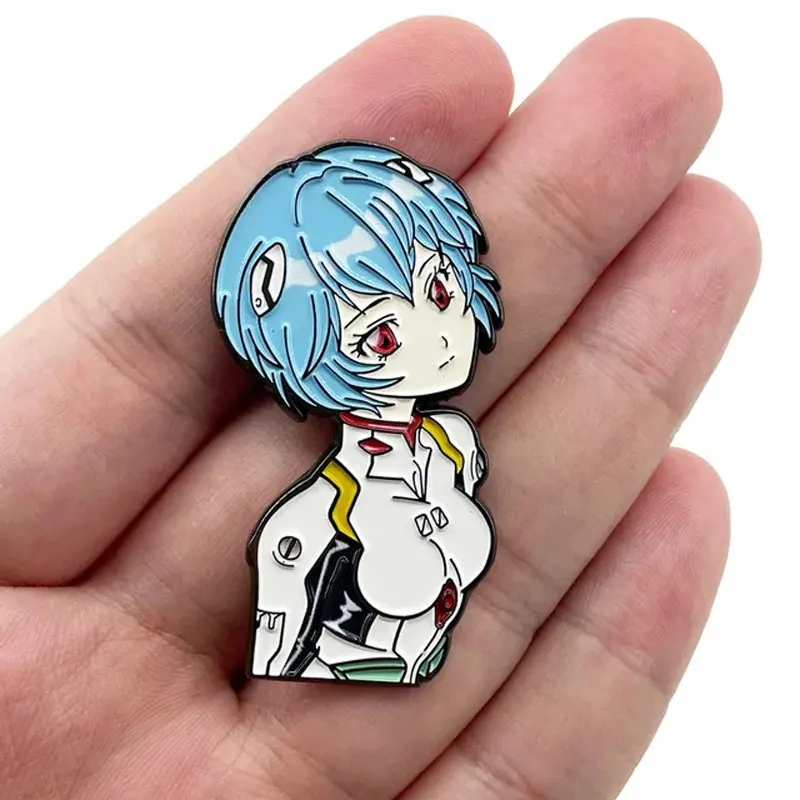 Japanese Manga EVA-01 Lapel Pins Enamel Pin for Backpacks Briefcase Badges Brooch for Clothes Accessories Fashion Gifts