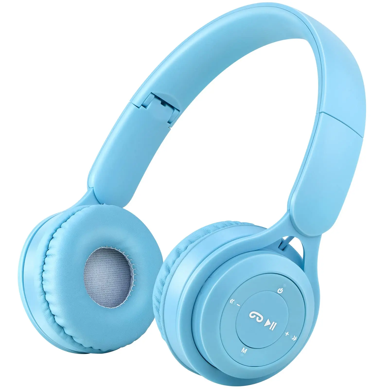 

2023 Kids Bluetooth Headphones Folding Wireless Headsets Stereo Shock Bass Headphones with Mic for Music Game Student Child Gift