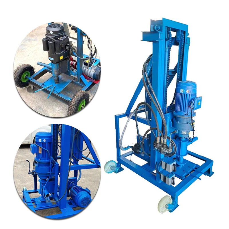 300m Depth Drilling Rig  Forage Machines Well Drilling Machines for Sale Engine Machine on Test Rig for Oil Performance