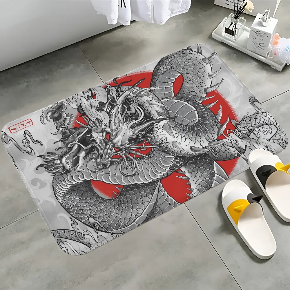 Japanese Dragon Printed Large Wall Tapestry Wall Hanging Decoration Household Decor Blanket