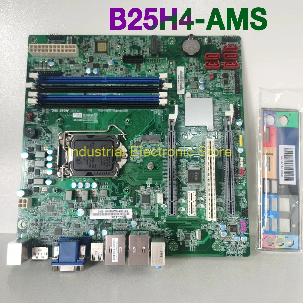 

For Acer B250 Industrial Motherboard Supports 6th/7th Dual Network Ports 245X 245mm 2XPCIEX16 4XDDR4 B25H4-AMS