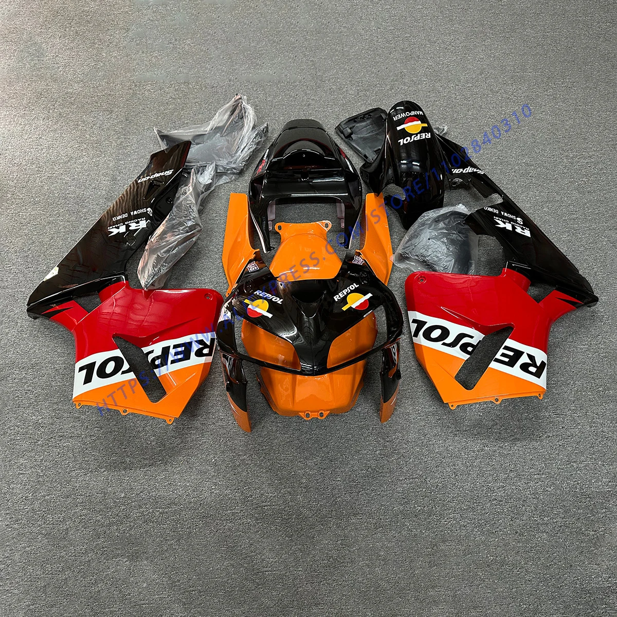 Full Fairing Body Panels Set for CBR600RR 2005-2006 PC37 600cc Injection Moulded ABS Cowling Covers Replacement Parts view 4