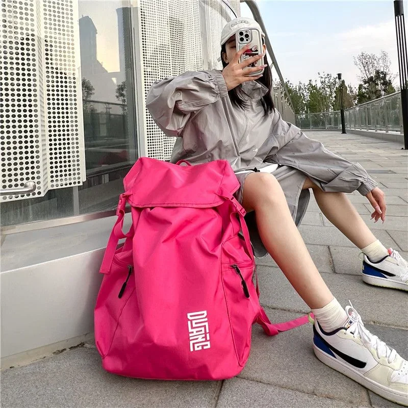 

Backpack Simple New Style College Student Journey Schoolbag Senior High School Large Capacity Backpack Unisex Fashion Brand