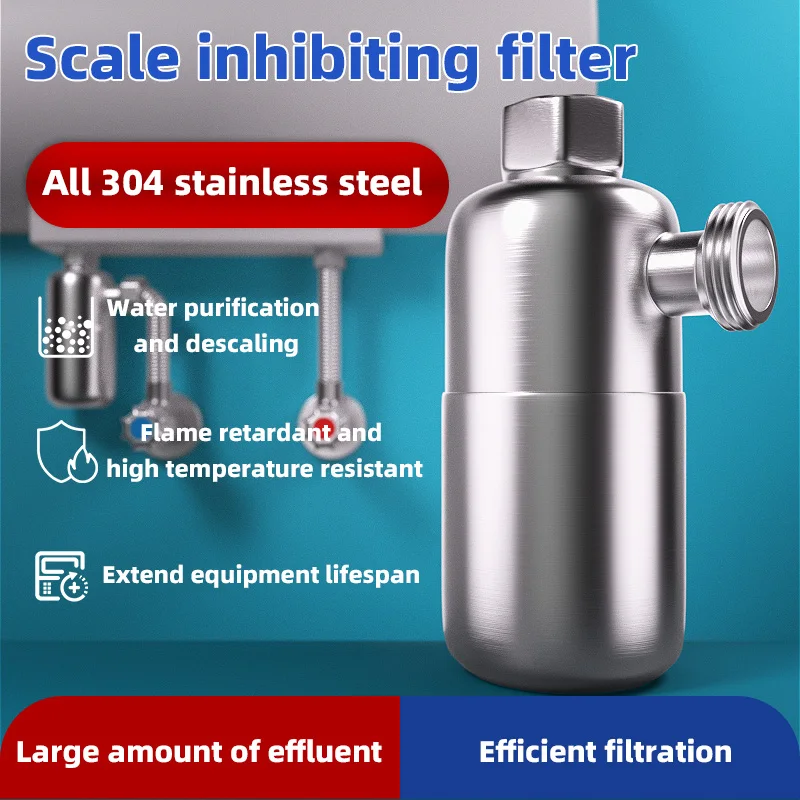 Stainless Steel Water Heater Faucet Front Filter