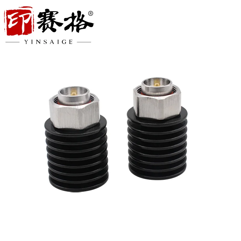 4.3/1.0 male high power coaxial load 10W with heat sink 6GHZ low standing wave mini-din male 2
