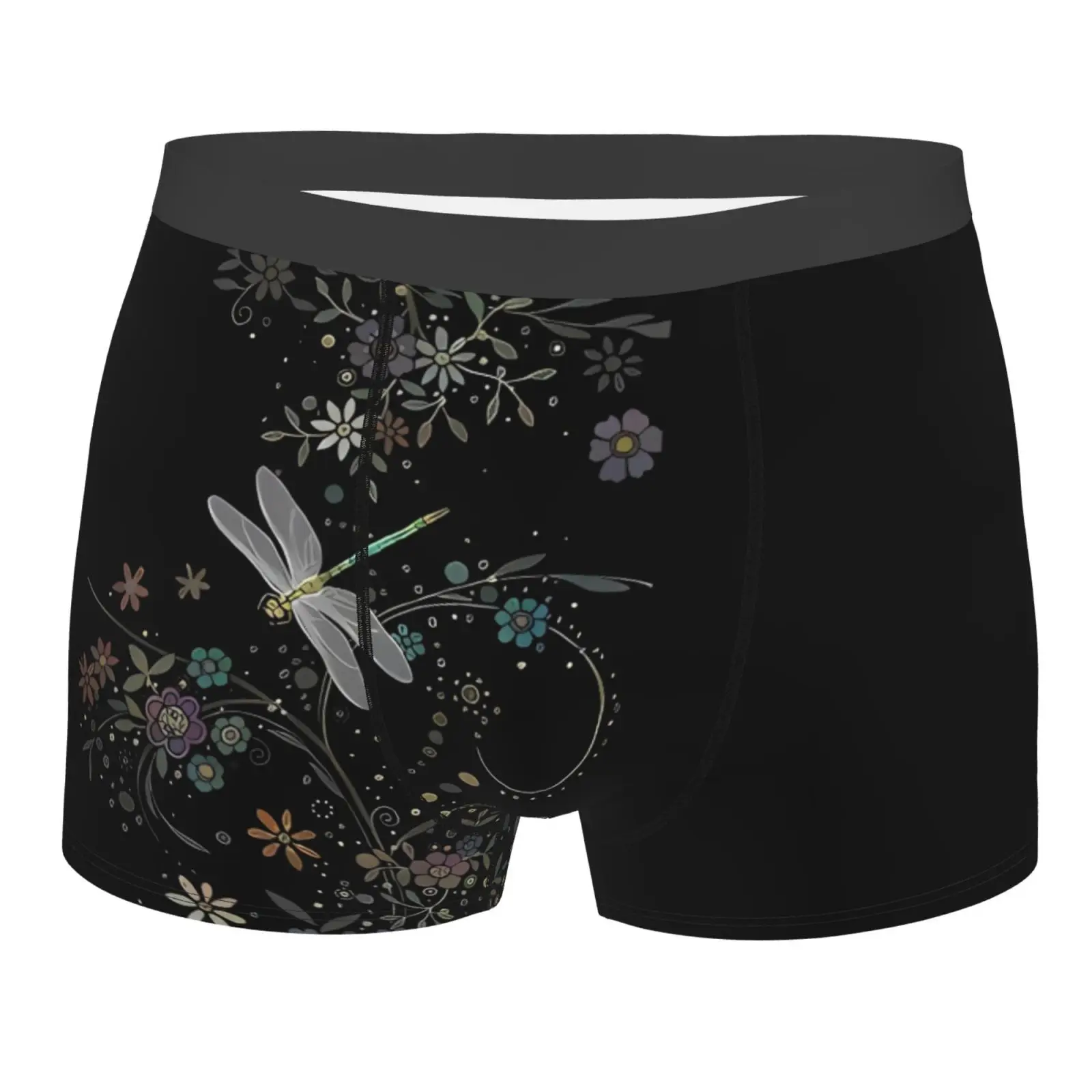 

Красочное мужское нижнее белье с принтом стрекозы, боксеры, дышащие мужские боксеры, мужские трусы, мужские трусы-боксеры, плавки