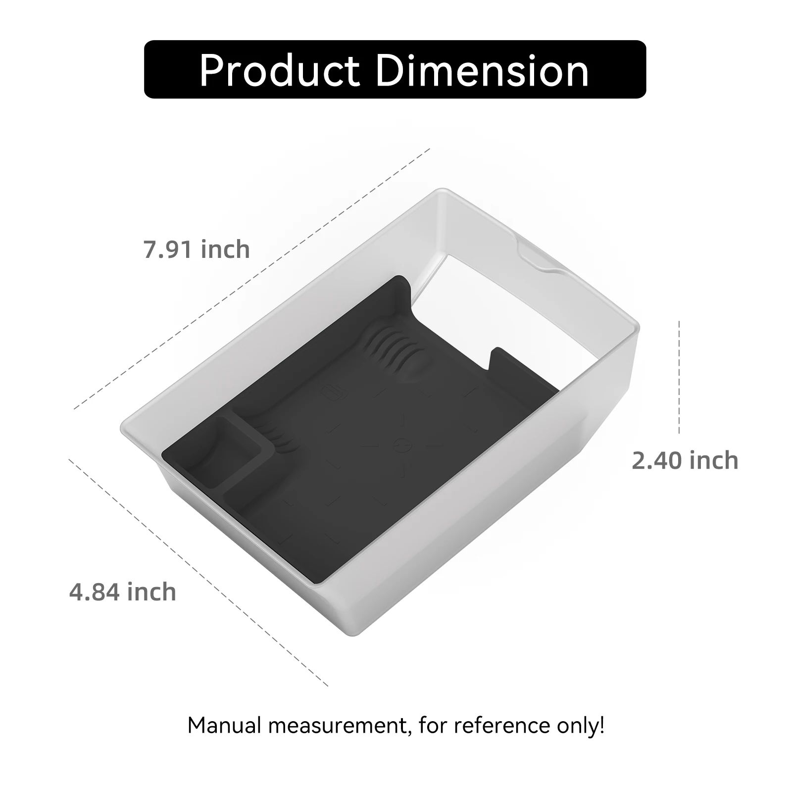 for Kia Seltos GT-Line 2026 High Trim Upgrade Version Center Console Armrest Storage Tray Car Interior Accessories