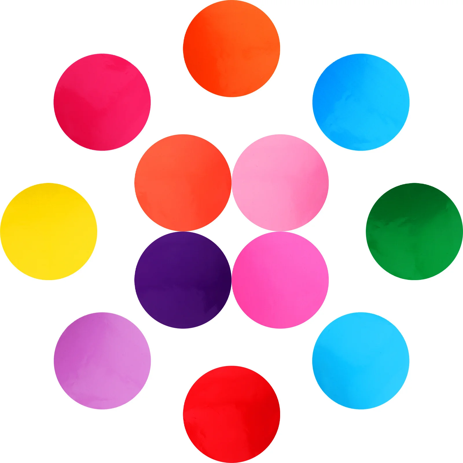 

12Pcs Drawing Message Boards Round Reusable Dry Erase PVC Stickers Self Adhesive Classroom Home Learning Labels