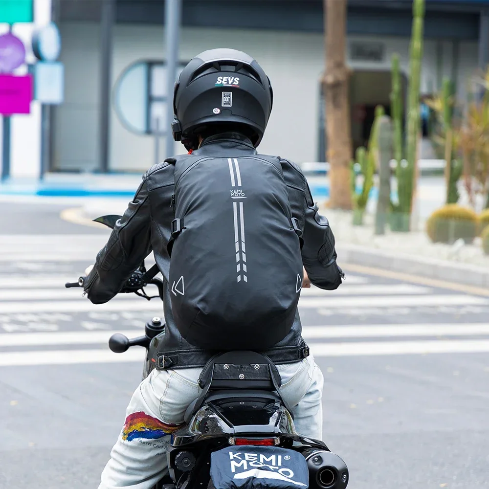 Motorcycle Helmet Backpack Waterproof Motorcycle Helmet Bags Universal for Touring Street Glide Road Glide for Pan America Bag