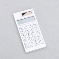 Portable 12 Bit Mute Calculator Pocket Ultra Thin Small Solar Calculator School Office Electronic Calculator Student Supplies