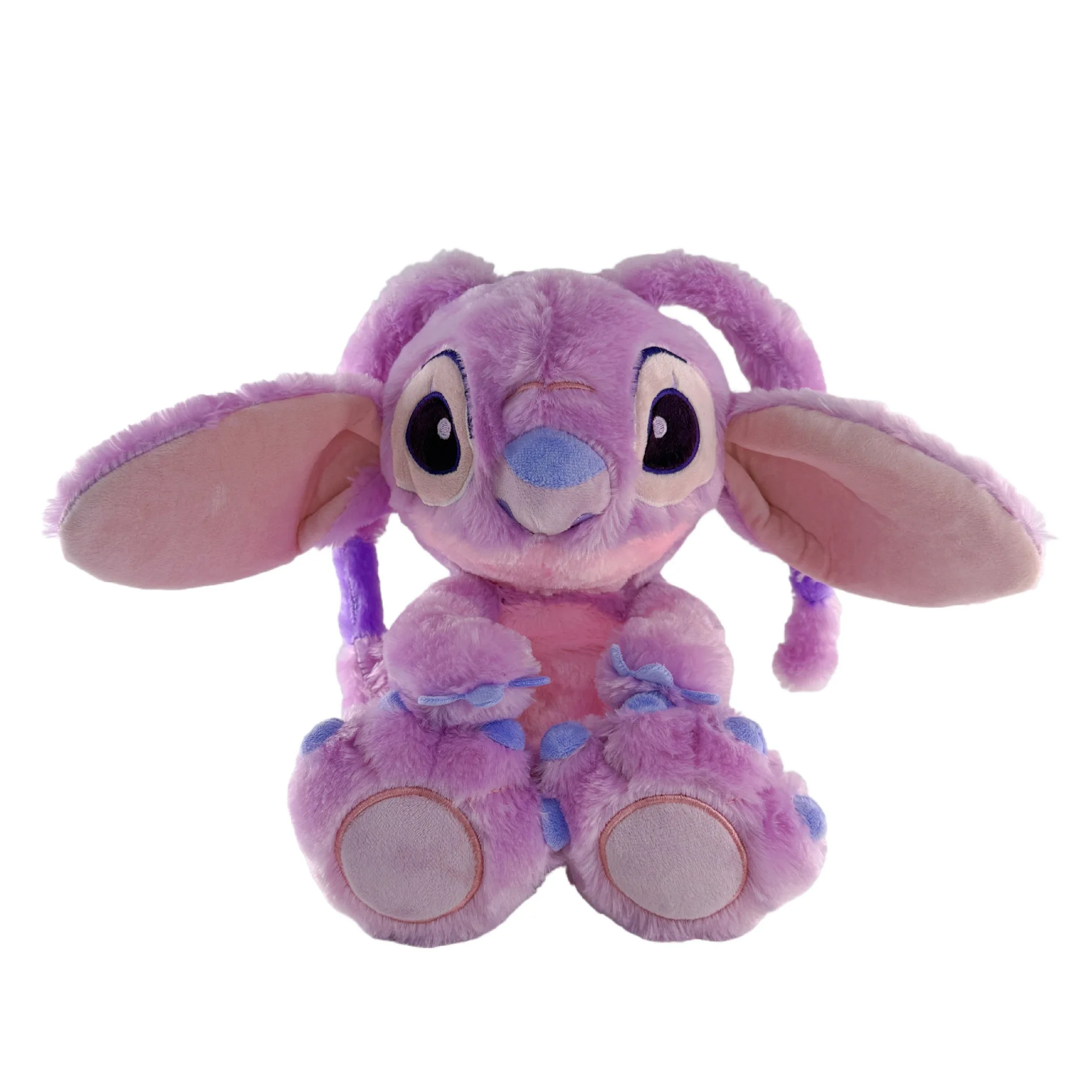 2025 Hot Disney Lilo & Stitch Pluche Pop Adem Kind Peluche Kalmeert Speelgoed Anime Baby Muziek Licht Slaap Speelgoed roze Stitch Kid Geschenken