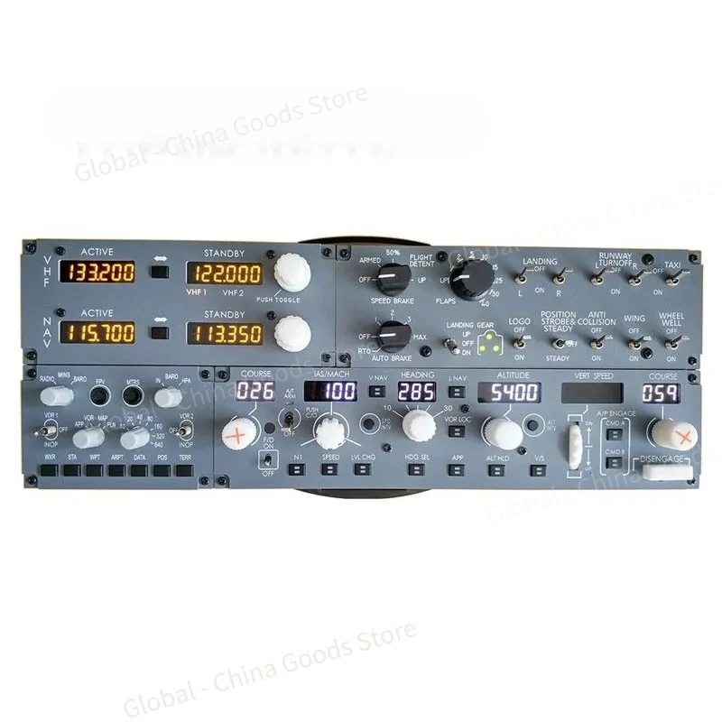 Для ZIBO737 X-Plane 11/12 MSFS2020 плеер QMCP737C Панель симулятора полета Подержанная панель MCP